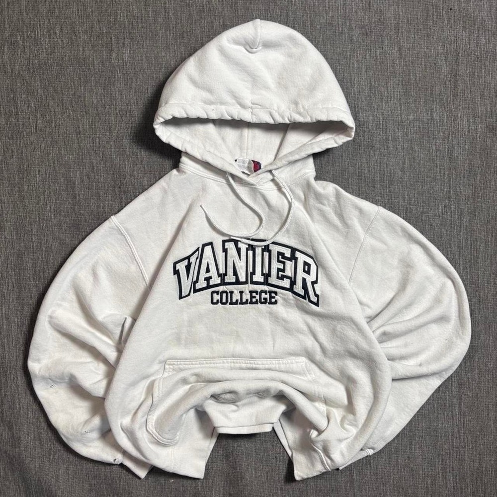 Vanier College white hoodie - S